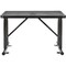 Global Industrial 4' Rectangular Expanded Metal Outdoor Table, Black 277550BK - alternate 3